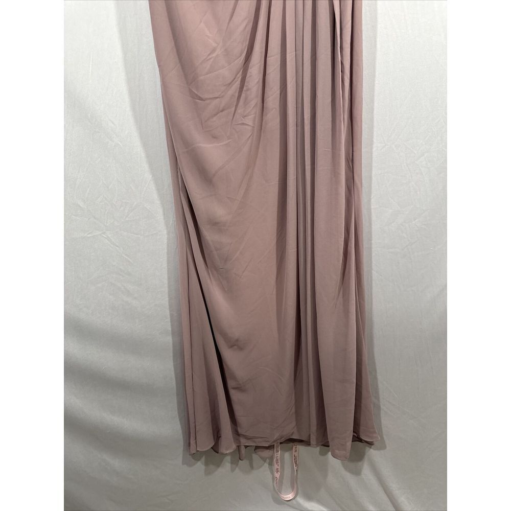 NEW $598 Mac Duggal [ 12 ] Sleeveless Gown with Embellished Cape 20467 Rose J141 - Picture 12 of 16